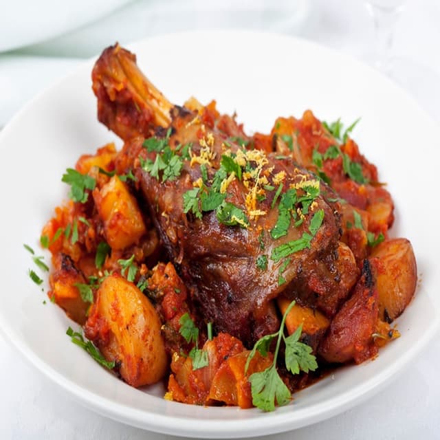 Vietnamese lamb shanks with sweet potatoes